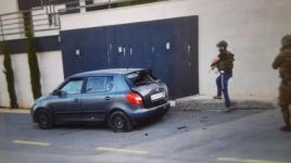 لحظة اندلاع اشتباكات مُسلحة بين فلسطينيين و الاحتلال بمنطقة الطور في نابلس