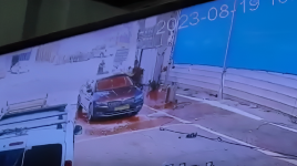لحظة تنفيذ عملية إطلاق النار في حوارة اليوم