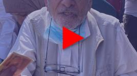 منتفعو الشؤون يفترشون الأرض أمام بنك فلسطين احتجاجاً على الظلم الذي وقع بحقهم