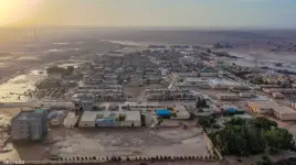 مشاهد لفيضانات تغمر مدينة درنة الليبية