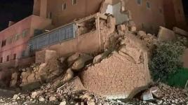 اللحظات الأولى لوقوع الزلزال المدمر الذي ضرب المغرب