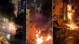 بالفيديو | مشاهد من استهداف حزب الله قاعدتَي "تل حاييم" و "بيت ليد"