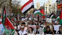 وقفة تضامنية في بيلباو الإسبانية دعمًا لفلسطين