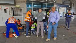 استنفار قوات الاحتلال في موقع عملية الطعن قرب اوصرين جنوب نابلس