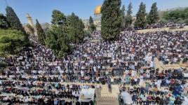 في ثالث أيام عيد الأضحى.. تكبيرات في المسجد الأقصى المبارك بعد أداء صلاة الجمعة