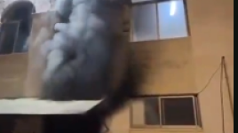 مستوطنون يحرقون مسجداً في رام الله