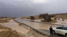 السيول عند معبر سيمالكا بين سوريا والعراق