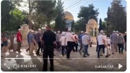 عشرات المستوطنين يقتحمون باحات المسجد_الأقصى 