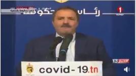 وزير الصحة التونسي يبكي على الهواء مباشرة