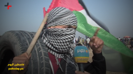 رسالة الملثم للمتظاهرين ... !