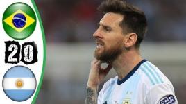 ملخص مباراة البرازيل والارجنتين 2-0 جنون الشوالي