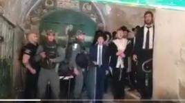 مستوطنون يؤدون طقوسا تلمودية على أبواب المسجد الأقصى