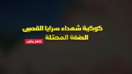 كوكبة شهداء سرايا القدس خلال شهر يناير (الضفة الغربية)