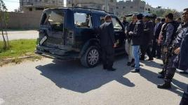 لحظة انفجار عبوة ناسفة في موكب الحمد الله 