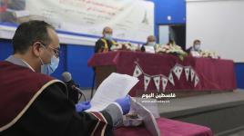 #غزة.. إجراءات مشددة لمناقشة رسالة ماجستير بسبب كورونا..
