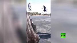 عراك النينجا في الهواء....