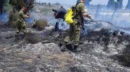 #شاهد| حريق مندلع في مستوطنة "نتيفوت" عقب استهدافها ببالون حارق