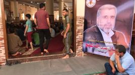 مساجد غزة تصلي الغائب على الدكتور رمضان  شلح