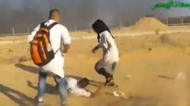 #شاهد | لحظة إصابة الشهيد أحمد أبو طيور شرق رفح