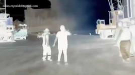 .. تصوير حراري يكشف سقوط صاروخ تسبب في انفجار المرفأ