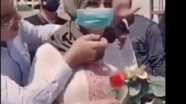 شاهد كيف استقبلت شابة خطيبها المحرر من سجون الاحتلال بنابلس