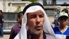 حاج غاضب عقب استشهاد عنصرين من المقاومة شرق رفح صباح اليوم