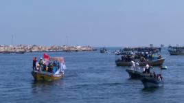 انطلاق سفينة الحرية 2 من ميناء غزة 