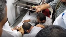 "والله إنك غالي علي.. ورفعت راسي" وداع مؤثر لوالد الشهيد الطفل ياسر أبو النجا