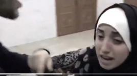 لحظات مؤثرة من وداع شقيقة الشهيد الطفل حسن شلبي