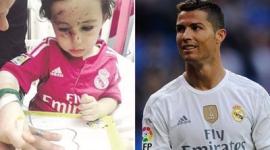 رونالدو والطفل حيدر