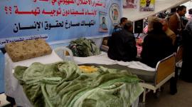 خيمة التضامن مع الشيخ خضر عدنان