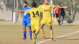 فرحة اللاعب أحمد الزعانين بالهدف رقم 200