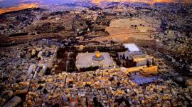 صورة من الجو للمسجد الاقصى المبارك