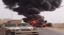 استهداف رتل عسكري أمريكي في بغداد