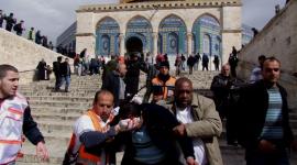 مواجهات في ساحة المسجد الأقصى المبارك