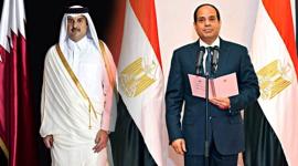 السيسي وامير قطر