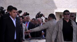 الحمد الله أثناء زيارته الاولى لغزة في أعقاب اتفاق الشاطئ 2011