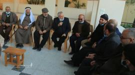 د. محمد الهندي يزور منزل الامين العام الراحل د. رمضان شلح ومنزل القائد بهاء ابو العطا (24).JPG