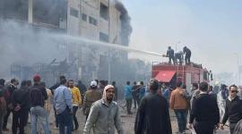 ارتفاع ضحايا حريق مصنع للملابس في القاهرة
