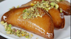 طريقة عمل حلوى قطايف بالجنبة في رمضان بكل سهولة