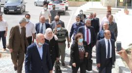 وفد وزاري فلسطيني يزور جامعة القدس المفتوحة في شمال قطاع غزة