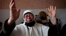 في وداع شهيدة طفلة شمال قطاع غزة.jpg