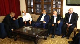 وفد حماس يصل لاستقبال رئيس المخابرات المصرية2.jpg
