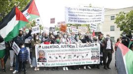 تظاهرة كبيرة في واشنطن لدعم الفلسطينيين في مواجهة عدوان الاحتلال
