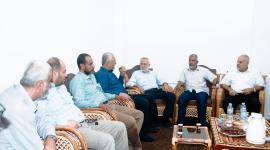 لجان المقاومة تلتقي بالقيادي في حركة "الجهاد الإسلامي" د. محمد الهندي