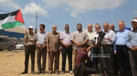 مؤتمر القوى والفصائل الفلسطينية أقيم شرق ملكة بغزة تعقيباً على العدوان الإسرائيلي على قطاع غزة (9).JPG