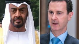 محمد بن زايد ولي عهد أبو ظبي يتلقى اتصالا من الرئيس السوري بشار الأسد.jpeg