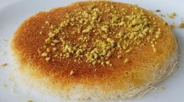 الكنافة بالقشطة.