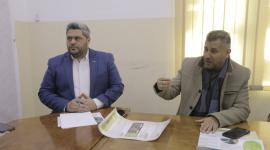 وفد من اللجنة التحضيرية لمهرجان العودة يزور وزارة التربية والتعليم بغزة