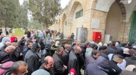 صلاة الجمعة في المسجد الاقصى
